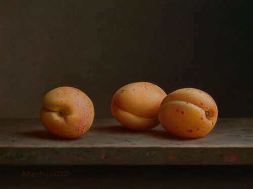 Apricots di Albert Kechyan, Pittura in vendita su Singulart