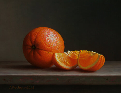 Orange di Albert Kechyan, Pittura in vendita su Singulart