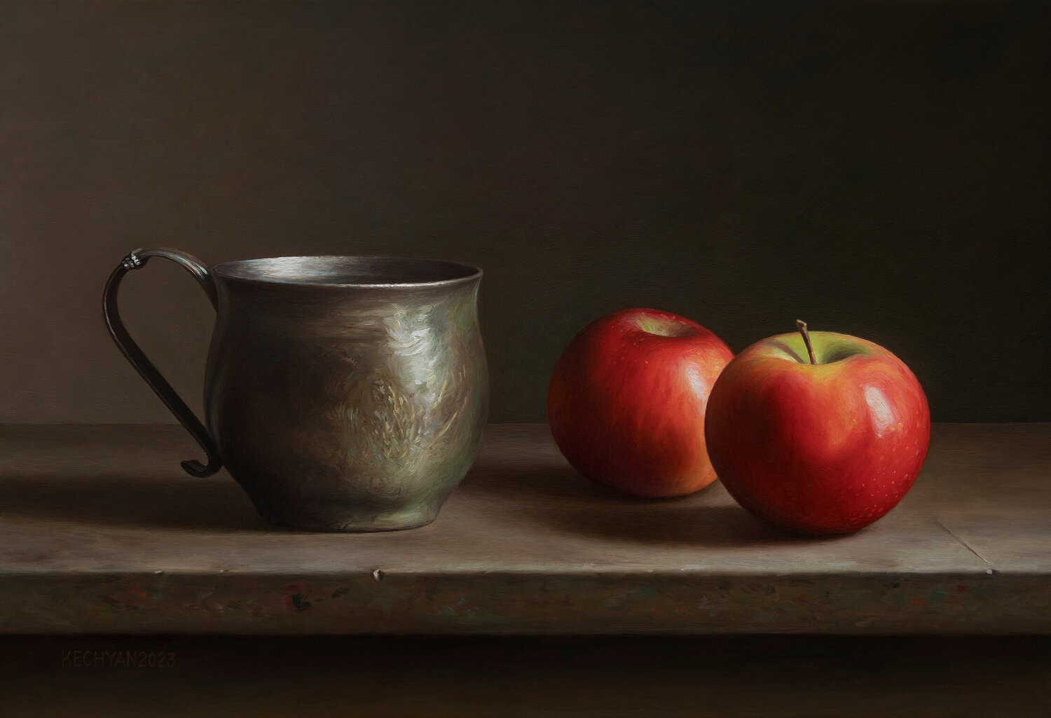 Apples with a cup Albert Kechyan