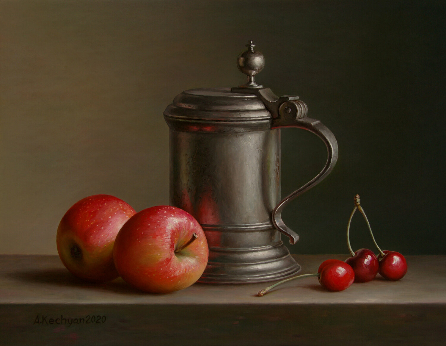 Still life with a flagon Albert Kechyan