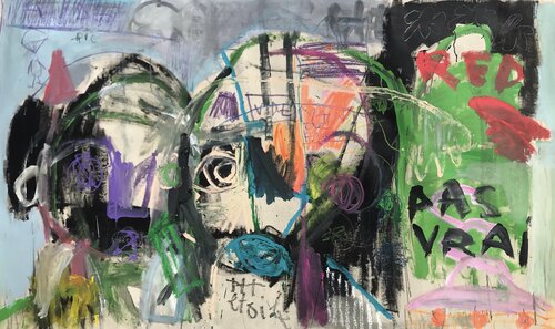 Une note pour hier di NEP, Pittura in vendita su Singulart