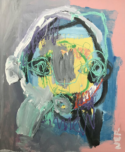 J’ai pris un peu d’avance van NEP, Schilderij te koop op Singulart