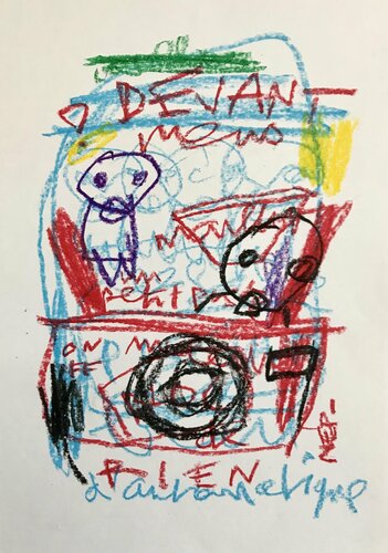 Rester objectif by NEP, Work on Paper for Sale on Singulart