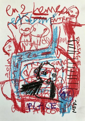 Le jeu de la loi by NEP, Work on Paper for Sale on Singulart