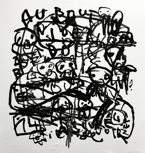 Sur tout et rien partout van NEP, Schilderij te koop op Singulart