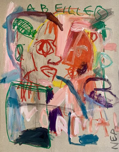 La rencontre normale by NEP, Painting for Sale on Singulart