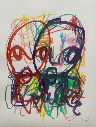 Multiples. Sérigraphie rehaussée à la main van NEP, Werk op papier te koop op Singulart