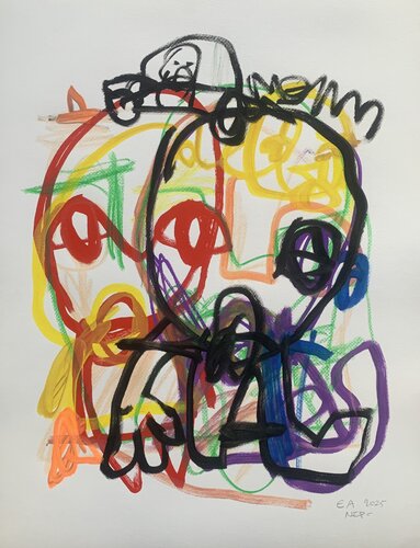 Multiples. Serigraphie rehaussée à la main von NEP, Werk auf Papier kaufen auf Singulart