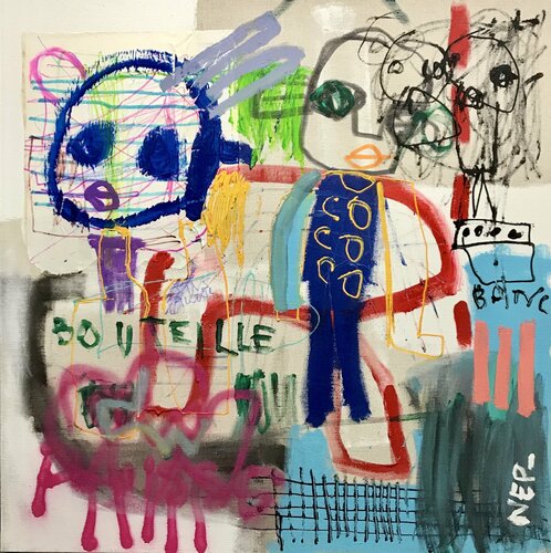 Faire le pitre di NEP, Pittura in vendita su Singulart