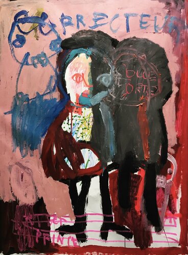 La correction ça c’est la base van NEP, Schilderij te koop op Singulart