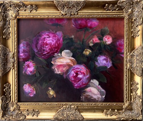 Peony Magic de Deana Evstefeeva, Pintura a la venta en Singulart