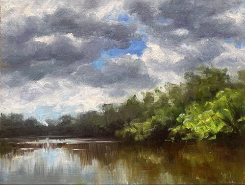 Serenity van Deana Evstefeeva, Schilderij te koop op Singulart