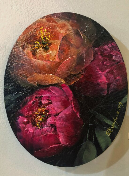 December peonies Deana Evstefeeva