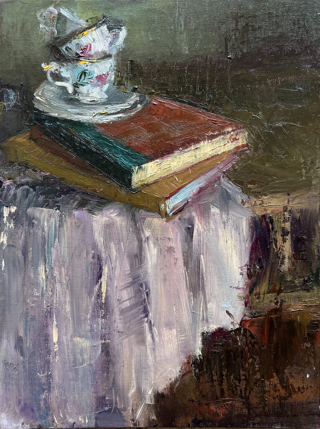 Porcelain and Books Deana Evstefeeva