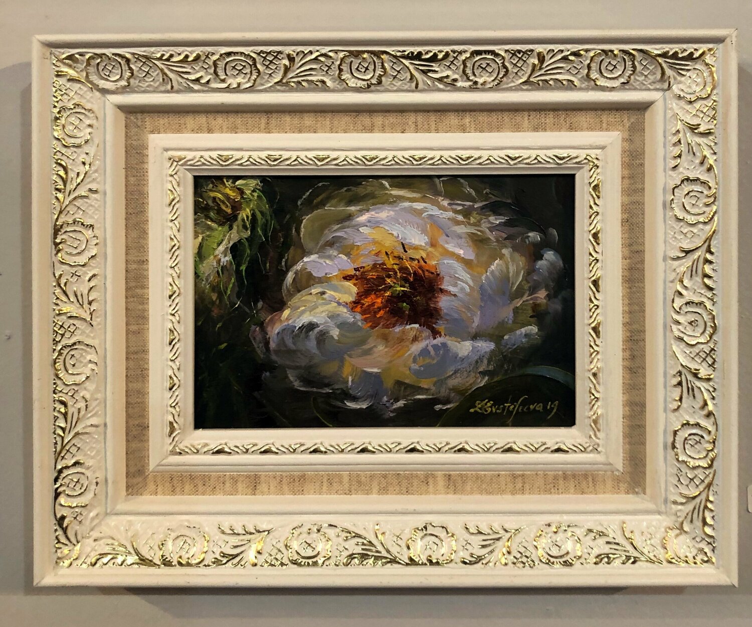 White peony Deana Evstefeeva