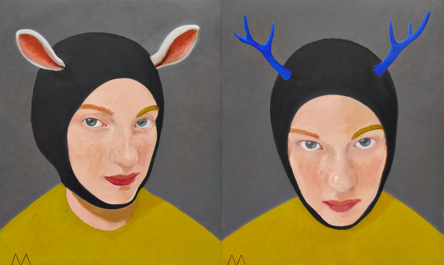 Double I, Double II  (diptich) Migle Kosinskaite