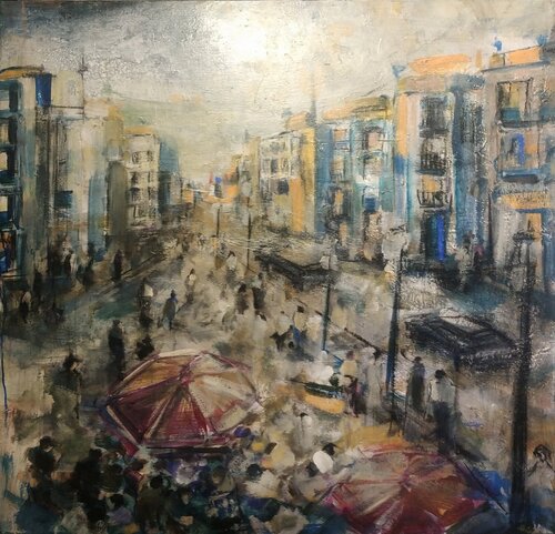 ENTRE CALLES de RAMAT Antonio Ramos Osorio, Pintura a la venta en Singulart