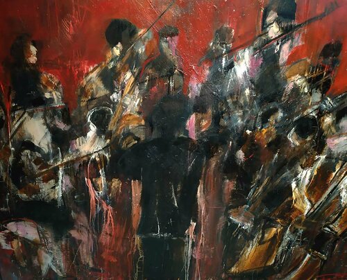 SYMPHONIC ORCHESTRA de RAMAT Antonio Ramos Osorio, Pintura a la venta en Singulart