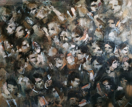 ANALYTICAL HUMANS de RAMAT Antonio Ramos Osorio, Pintura a la venta en Singulart