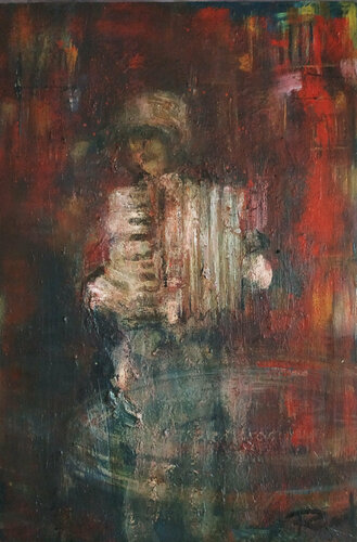 AKKORDEONIST de RAMAT Antonio Ramos Osorio, Pintura a la venta en Singulart