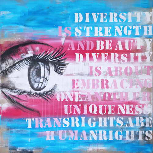 DIVERSITY van Stefanie Rogge, Schilderij te koop op Singulart