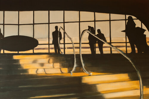 Waiting room (3) von Jarik Jongman, Malerei kaufen auf Singulart