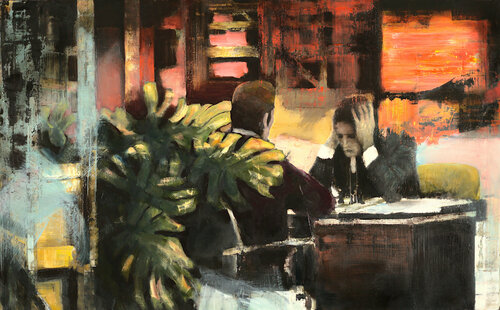 The game van Jarik Jongman, Schilderij te koop op Singulart