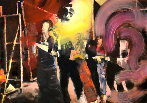 The procession Jarik Jongman