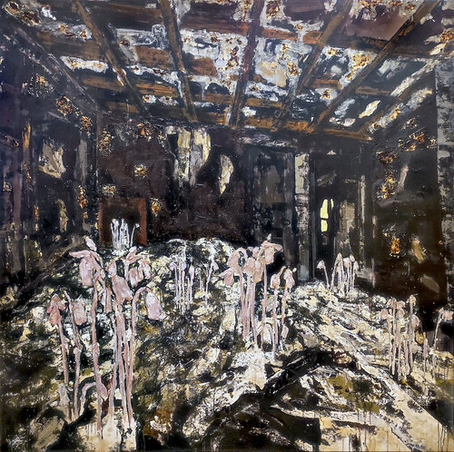 Interior (3) by Jarik Jongman, 油畫 for Sale on Singulart