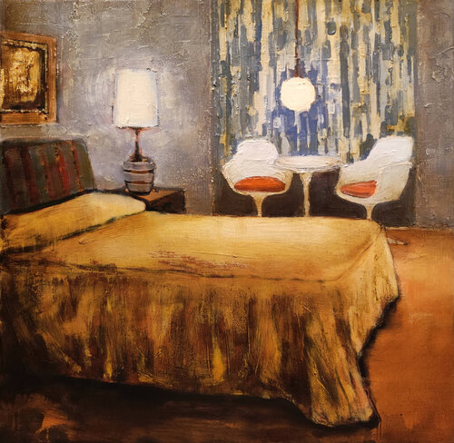 Interior (4) by Jarik Jongman, 油畫 for Sale on Singulart