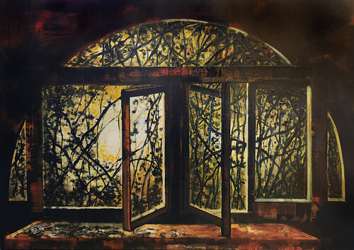 Waiting room (11) von Jarik Jongman, Malerei kaufen auf Singulart