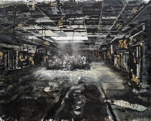 Interior (2) by Jarik Jongman, 油畫 for Sale on Singulart
