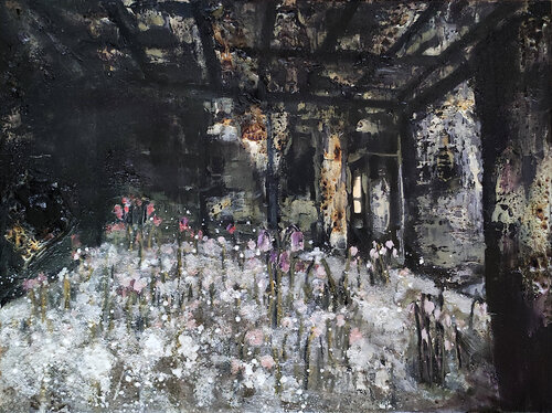 Interior (1) by Jarik Jongman, 油畫 for Sale on Singulart