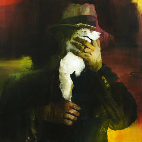 Anything you say can and will be used against you (1) von Jarik Jongman, Malerei kaufen auf Singulart