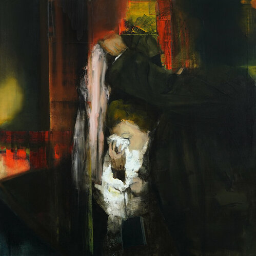 Anything you say can and will be used against you (2) di Jarik Jongman, Pittura in vendita su Singulart