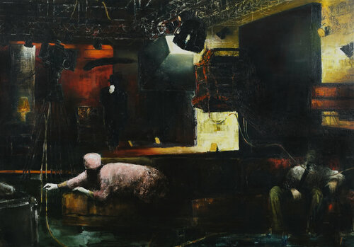 Study for an assassination by Jarik Jongman, 회화 for Sale on Singulart