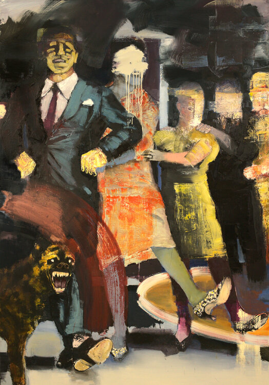 The procession (middle panel) Jarik Jongman