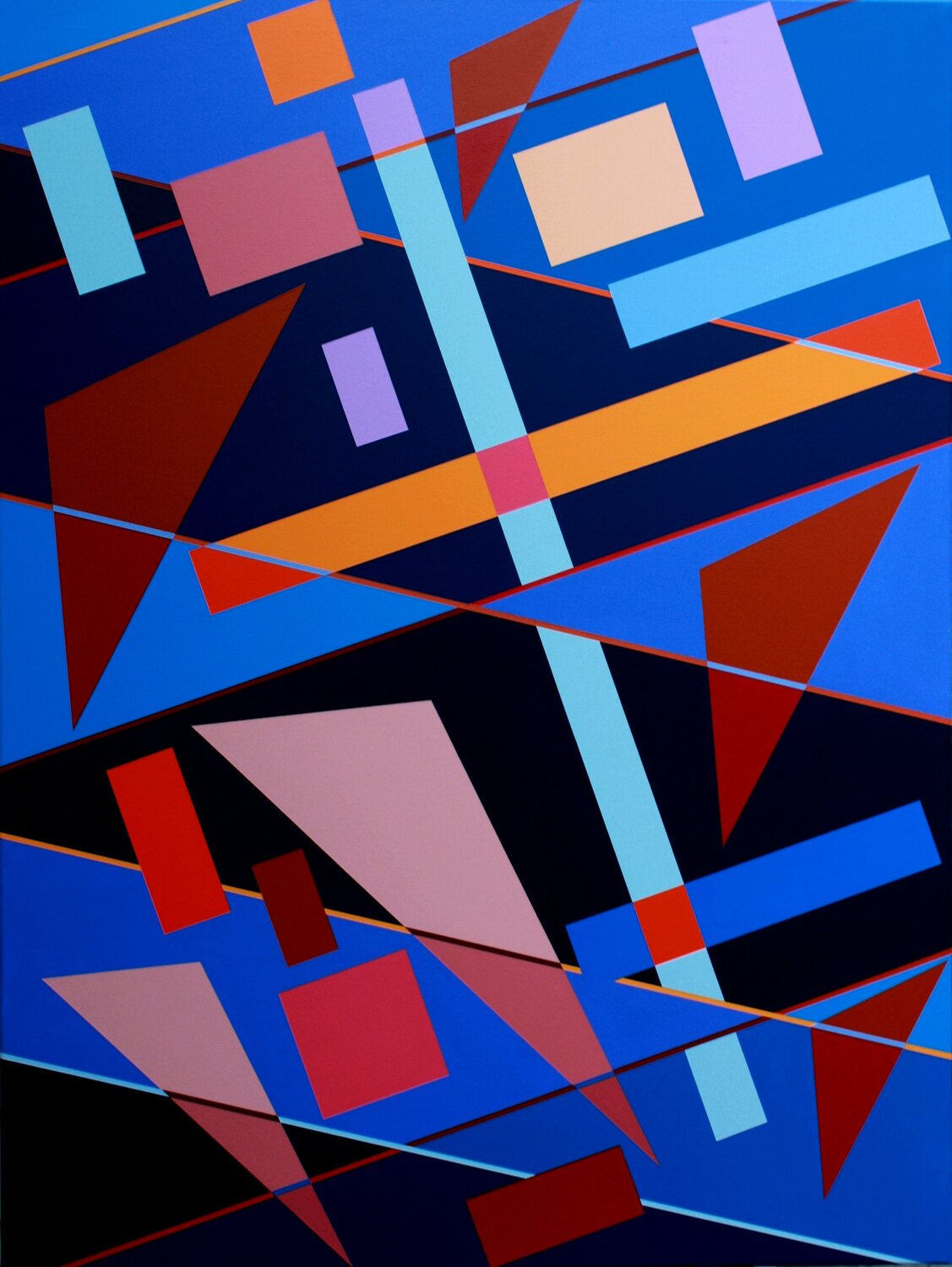 Tribute to Kazimir Malevich Sassoon Kosian Originalgemälde zu verkaufen