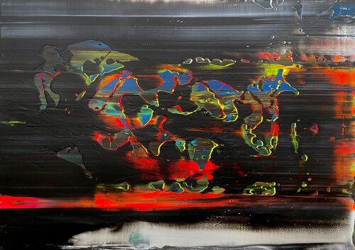 Schwarzmalerei 3 by Christian v. Grumbkow, Painting for Sale on Singulart