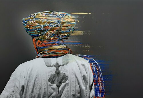 Mask (guide oase - von Hinten) von Christian v. Grumbkow, Werk auf Papier kaufen auf Singulart