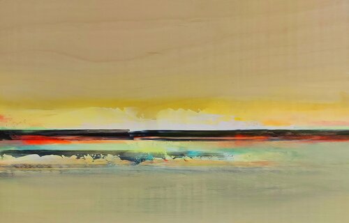 Iceland Echos III (Serie 2) van Christian v. Grumbkow, Schilderij te koop op Singulart