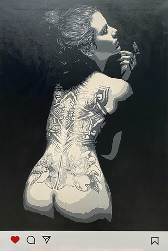 @estefaniapadron_h di Michel Acosta Perez, Pittura in vendita su Singulart