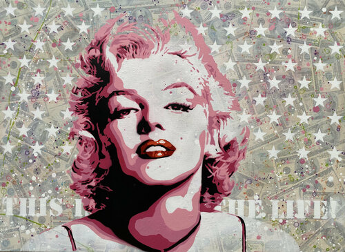 MARILYN (THIS IS THE LIFE) di Michel Acosta Perez, Pittura in vendita su Singulart
