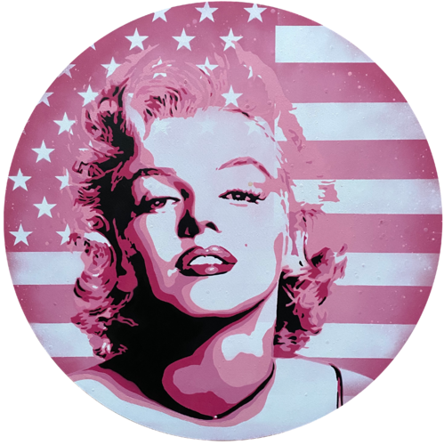 MARILYN IN THE ROUND di Michel Acosta Perez, Pittura in vendita su Singulart
