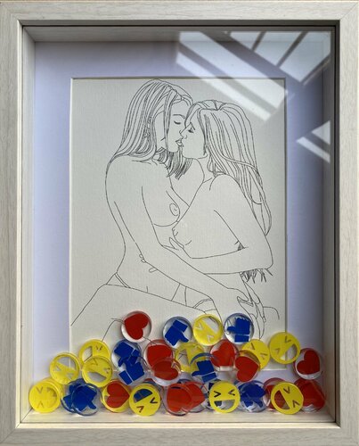 LOVE de Michel Acosta Perez, Otros medios a la venta en Singulart