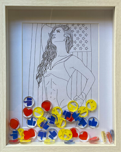 GIVE ME A LIKE de Michel Acosta Perez, Otros medios a la venta en Singulart