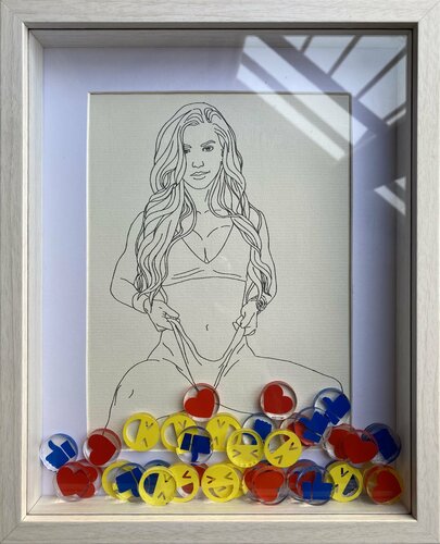 GIVE ME A LIKE 2 de Michel Acosta Perez, Otros medios a la venta en Singulart