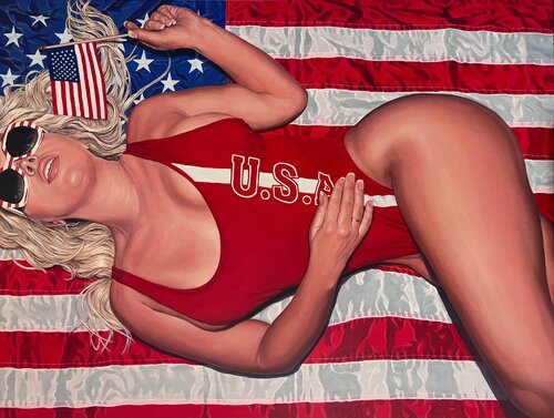 AMERICAN DREAM 3 di Michel Acosta Perez, Pittura in vendita su Singulart