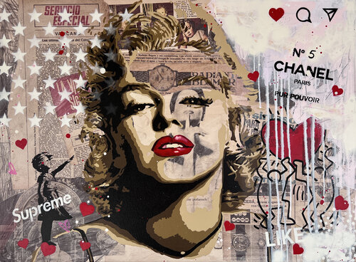 MARILYN (Supreme) di Michel Acosta Perez, Pittura in vendita su Singulart