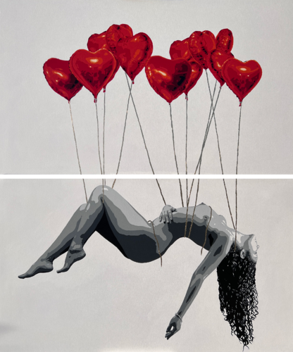 “Ascensión” o 13 deseos van Michel Acosta Perez, Schilderij te koop op Singulart